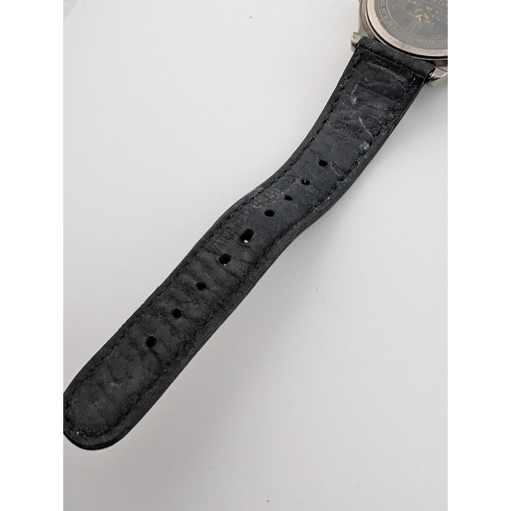 1998 Timex Expedition Watch Women 31mm Case Black Leather Band- New Battery - Picture 6 of 6